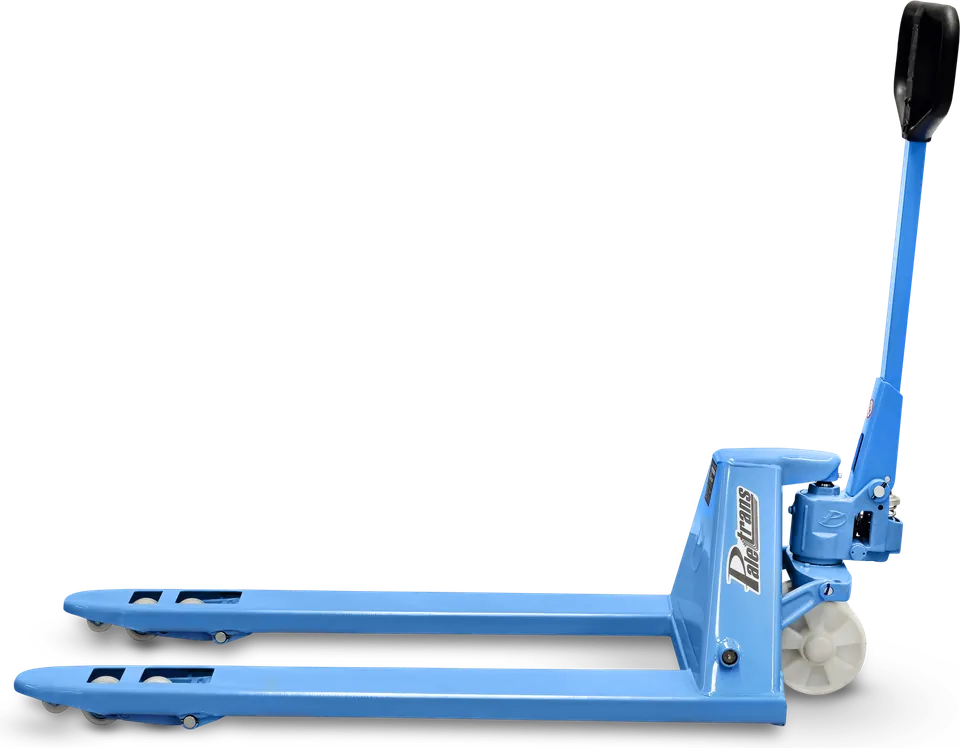 TM 2500 de lado: garfo de 1.150 mm